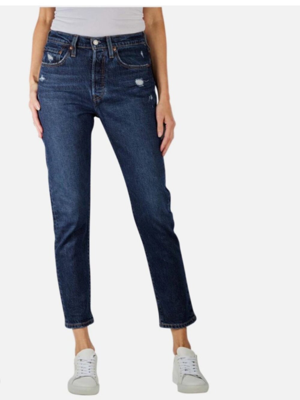Levi's Women's 501 Slim Fit Jeans Size 31 (12) Salsa Authentic Wash Button Fly